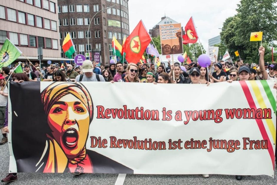 Protesty na szczycie G20 w Hamburgu, 2017 rok Fot. Jakub Szafrański