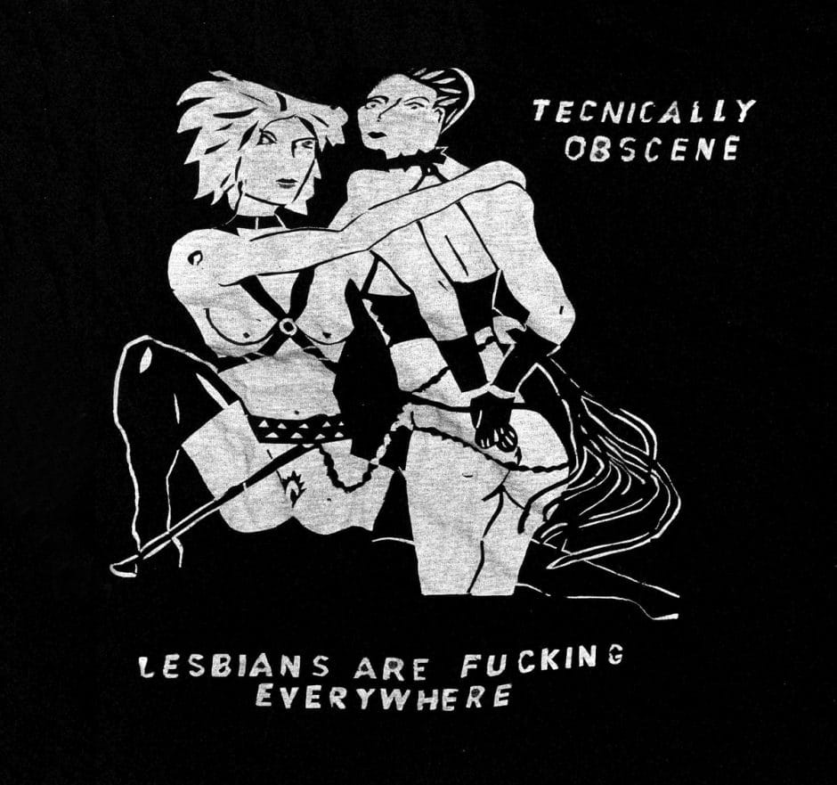 T-shirt promujący fetish party "Reakcja Łańcuchowa"