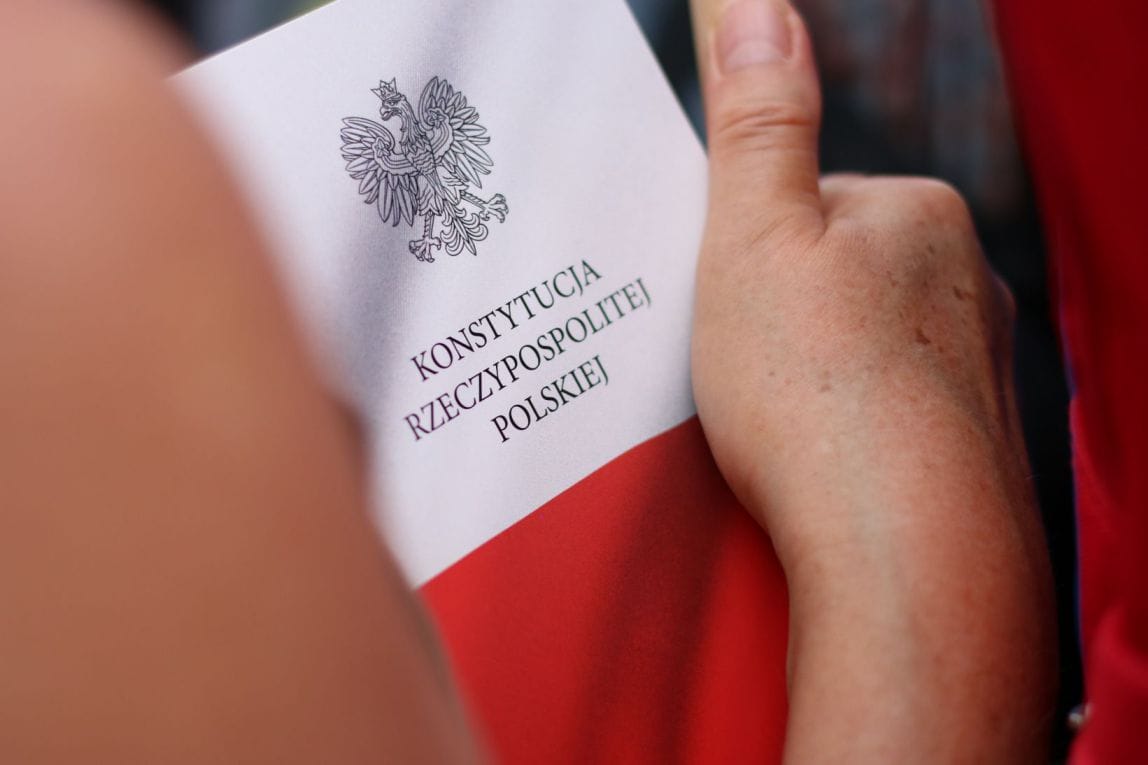 Protest pod Sejmem RP w obronie Sądu Najwyższego. Fot. Marta Modzelewska