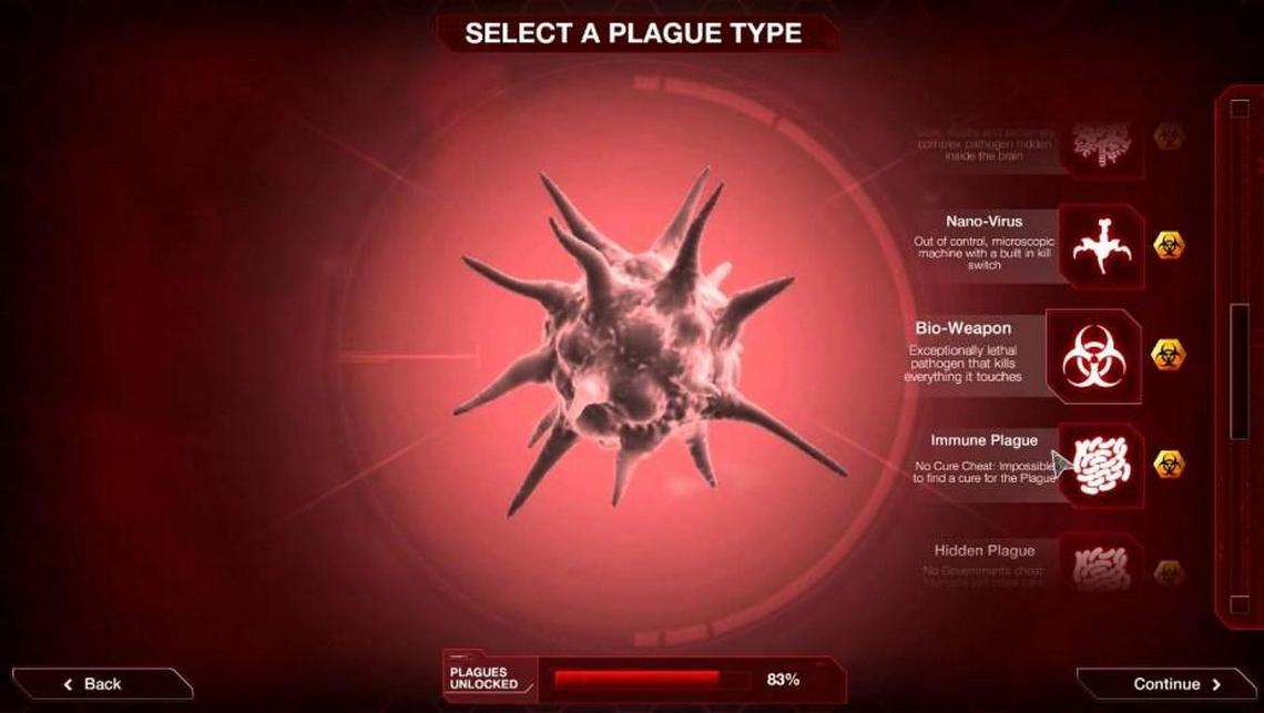Ekran z gry Plague Inc. Fot. Ndemic Creations