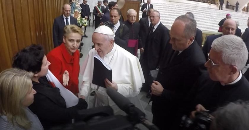 Spotkanie w papieżem Franciszkiem