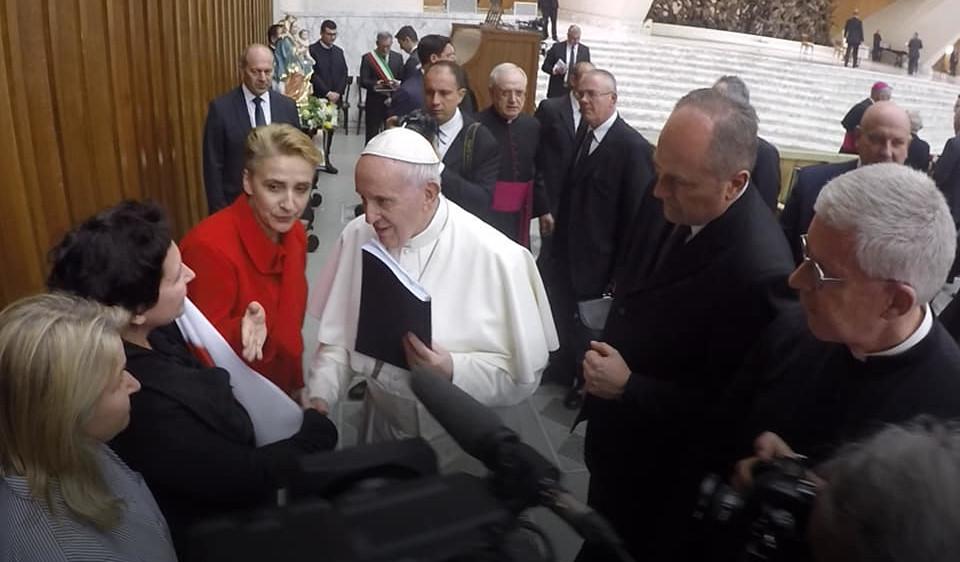 Spotkanie w papieżem Franciszkiem