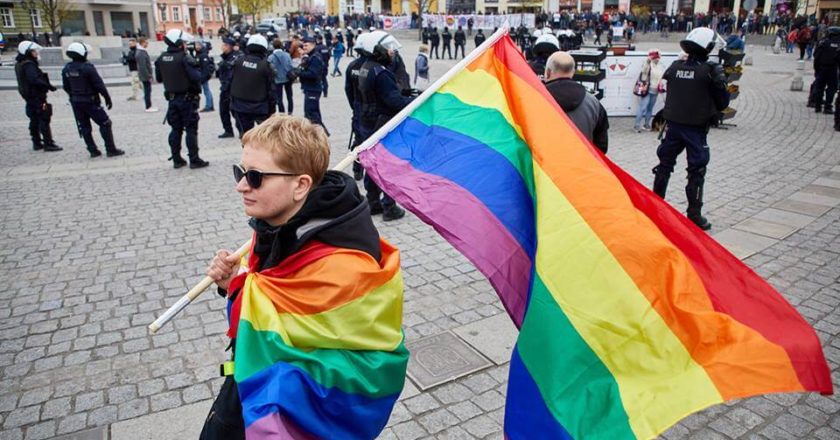 Marsz Równości w Gnieźnie. Fot. Tomas Rafa