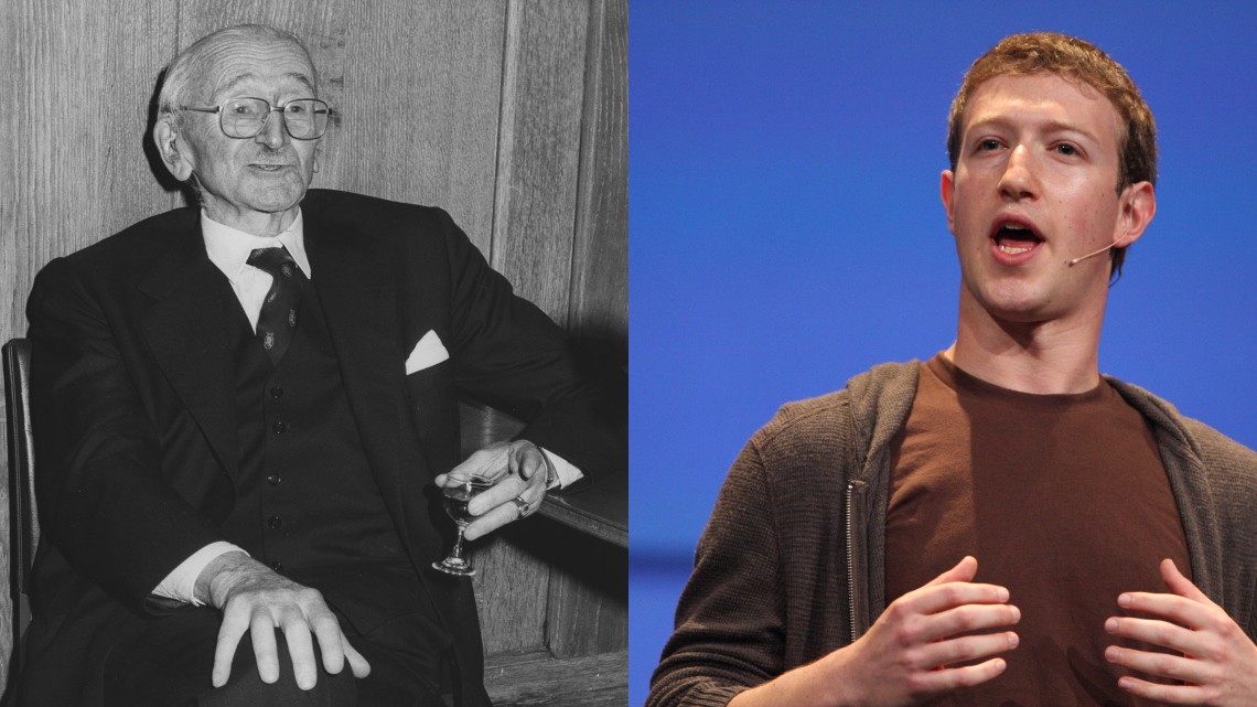 Friedrich von Hayek i Mark Zuckerberg