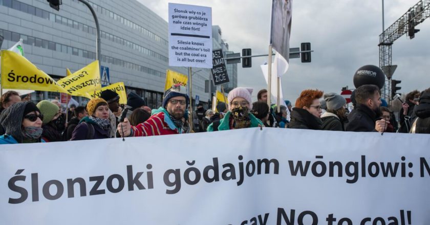 Marsz dla klimatu w Katowicach, COP24. Fot. Jakub Szafrański
