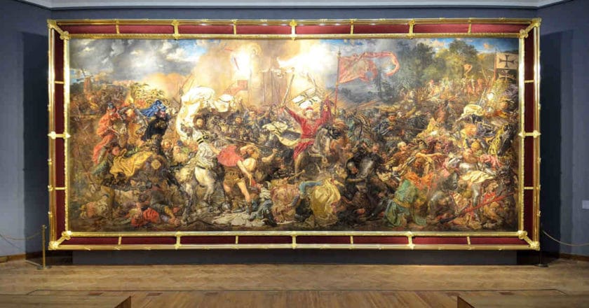 Obraz "Bitwa pod Grunwaldem" Jana Matejki w Muzeum Narodowym w Warszawie. Fot. Wikipedia
