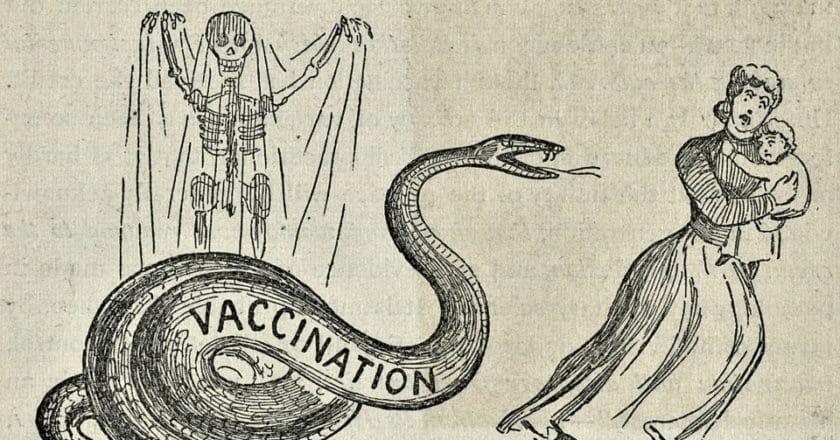 Ulotka antyszczepionkowa (Wielka Brytania 1884)