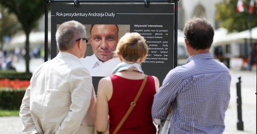 Wystawa "Rok prezydentury Andrzeja Dudy". Fot. PO