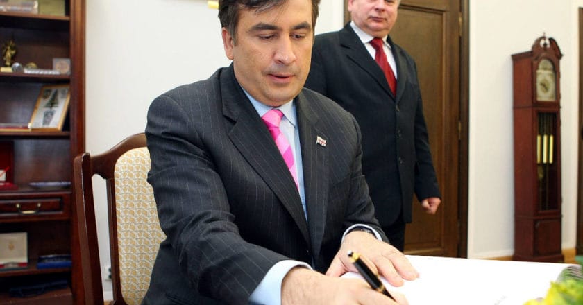 Micheil Saakaszwili, Bogdan Borusewicz