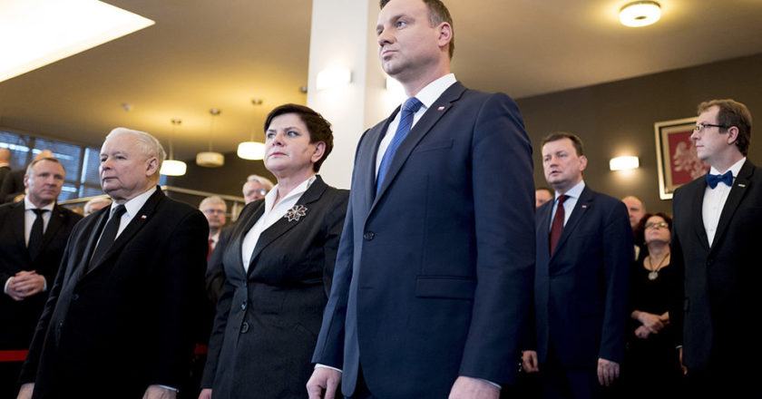 Jarosław Kaczyński, Beata Szydło, Andrzej Duda