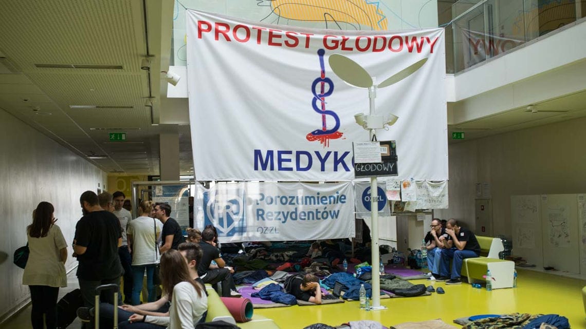 protest-lekarzy-rezydentow
