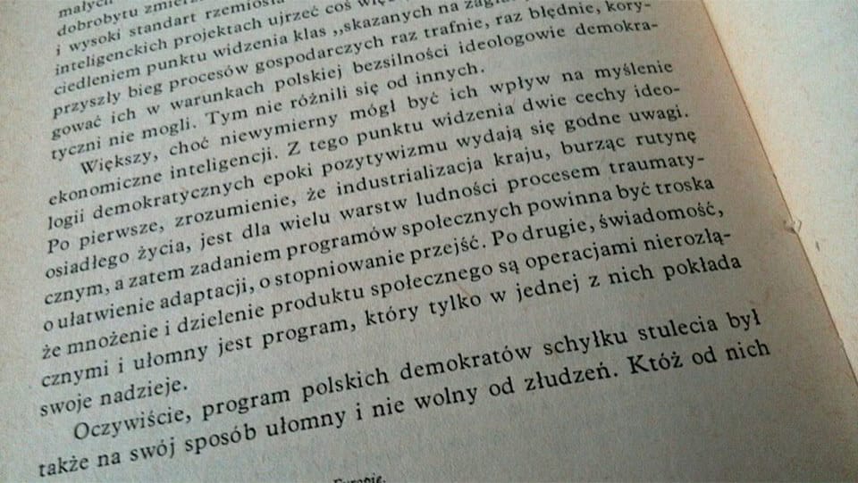 Fragment książki „Jakiej cywilizacji Polacy potrzebują” Jerzego Jedlickiego.