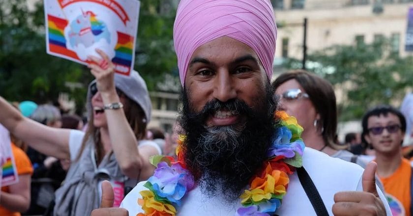 Fot. Jagmeet Singh na kanadyjskiej paradzie równości, fot. Flickr.com