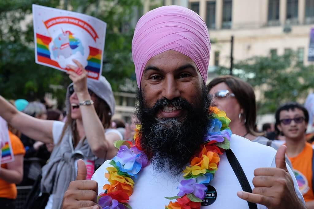 Fot. Jagmeet Singh na kanadyjskiej paradzie równości, fot. Flickr.com
