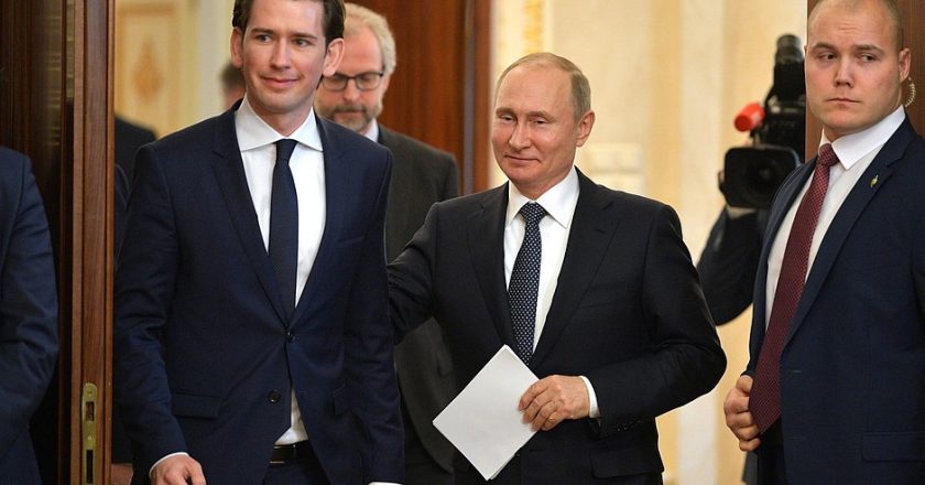 Sebastian Kurz i Wladimir Putin. Fot. Kremlin.ru