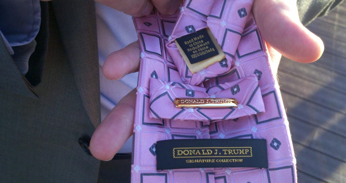 Donald Trump Made in China