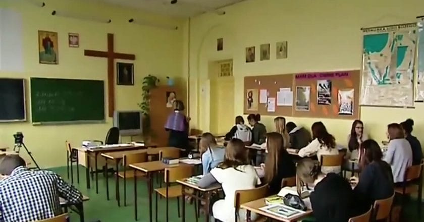 Religia w szkole. Kadr z TVN24.pl