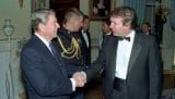 Spotkanie Donalda Trumpa z Ronaldem Reaganem w 1987. Fot. wikipedia