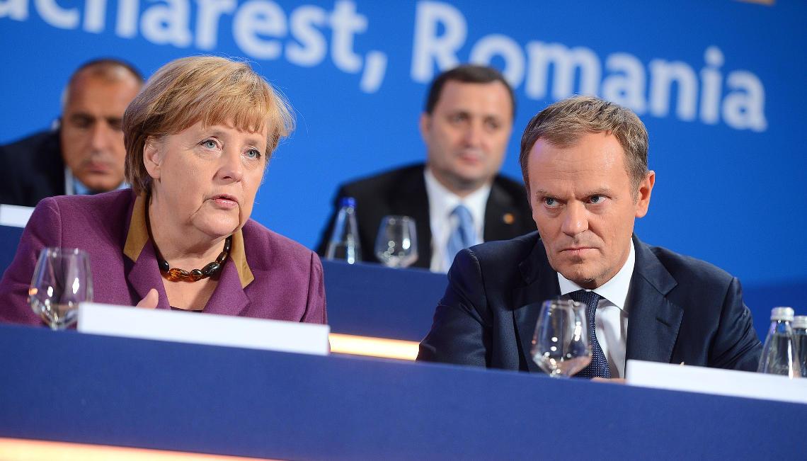 Angela Merkel i Donald Tusk. Fot. Europejska Partia Ludowa
