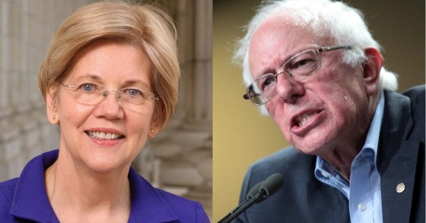 Elizabeth Warren i Bernie Sanders