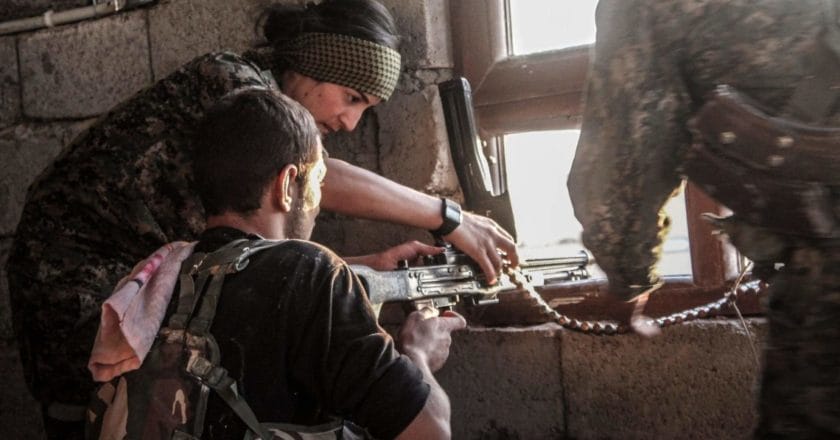 YPG_and_YPJ_machine_gun_Raqqa_February_2017