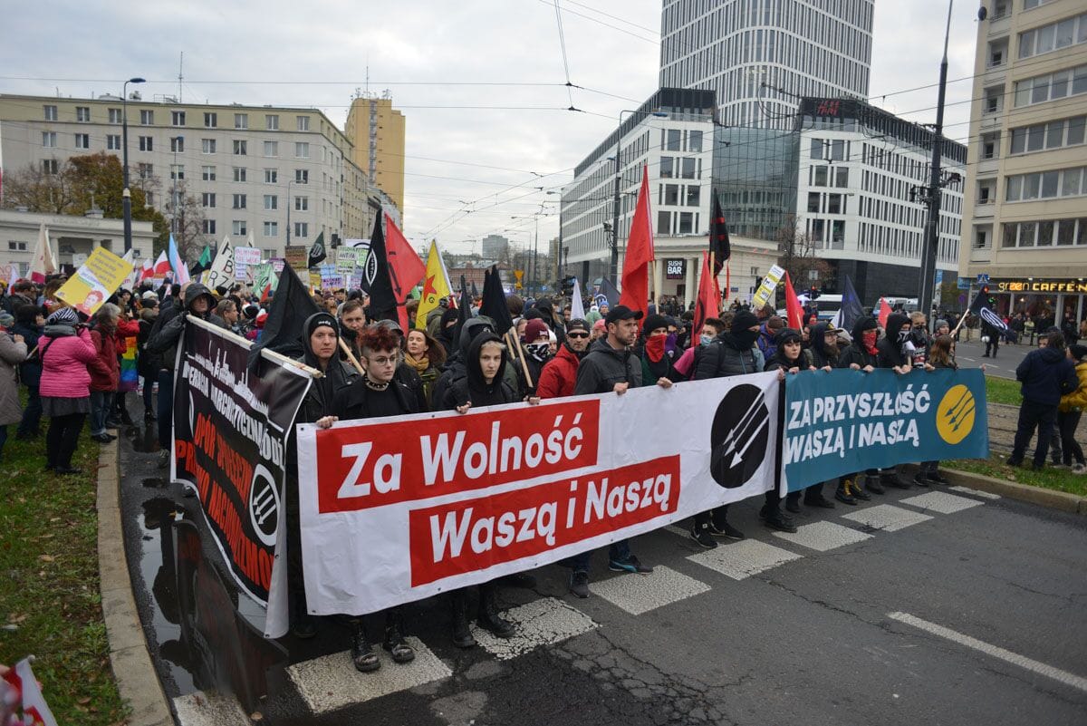 demonstracja antyfaszystowska 11 listopada 2019