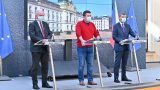 Konferencja prasowa czeskiego rządu. Fot. vlada.cz