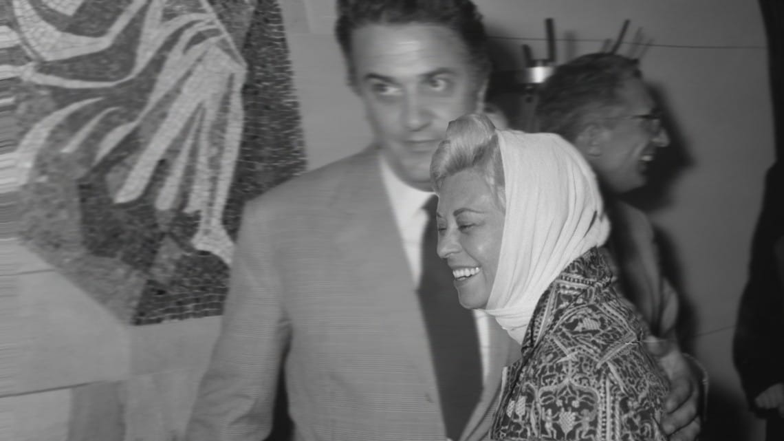 Giullieta Masina i Federico Fellini. Fot. Wim van Rossem CC0