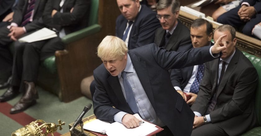 Premier Wielkiej Brytanii Boris Johnson. Fot. UK Parliament / Jess Taylor