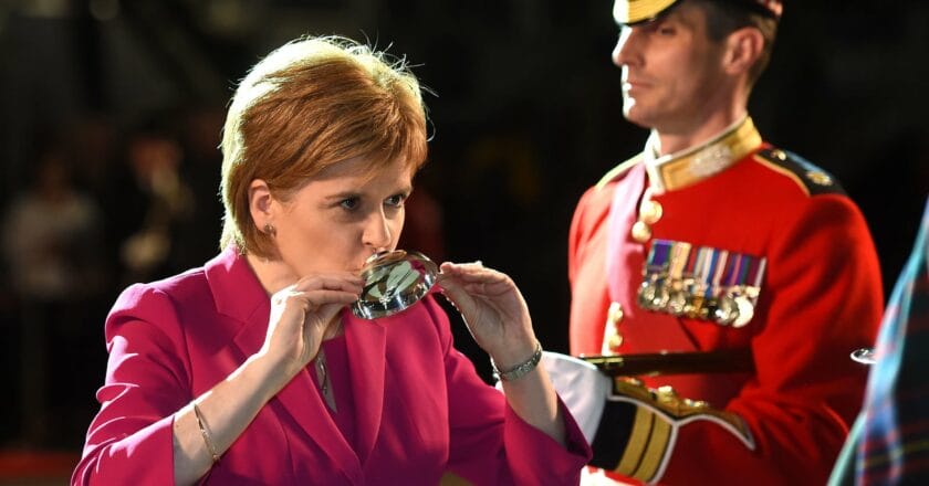 Szkocka premierka Nicola Sturgeon, Edynburg 2015 rok. Fot. First Minister of Scotland, Flickr.com