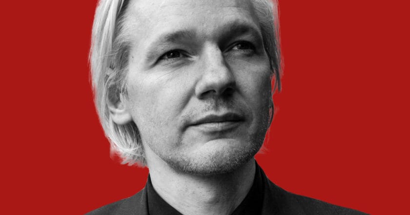 Julian Assange Fot. Espen Moe/flickr.com, ed. KP