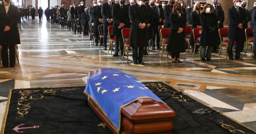 Pogrzeb przewodniczącego Davida Sassoli Fot. La Moncloa/flickr.com
