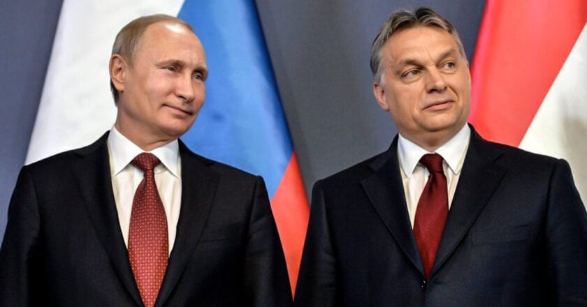 Władimir Putin i Wiktor Orban Fot. Wikimedia Commons