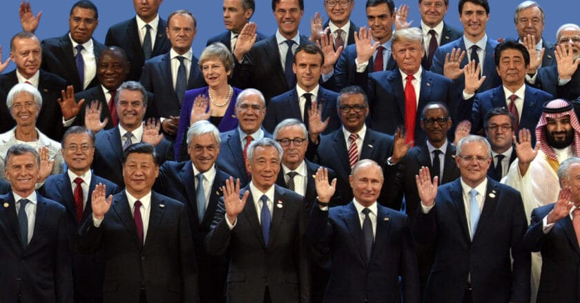 Zdjęcie pamiątkowe ze szczytu państw g20 w Argentynie w 2018 roku Fot. G20 Argentina/flickr.com, ed. KP