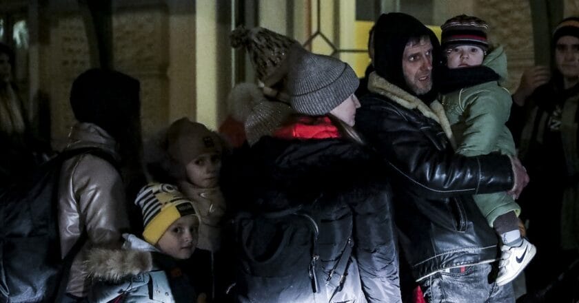 Ukraińscy uchodźcy w Przemyślu Fot. Monika Bryk