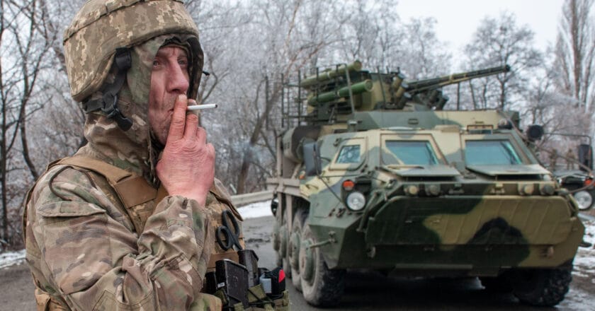 Ukraiński żołnierz w pobliżu Charkowa  Fot. Fotoreserg/Depositphotos