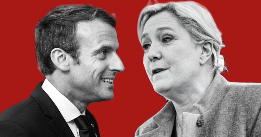 Emmanuel Macron i Marine Le Pen Fot. Arno Mikkor, © European Union 2016 - European Parliament, ed. KP