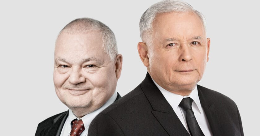 Adam Glapiński i Jarosław Kaczyński Fot. Wikimedia Commons, NBP, ed. KP