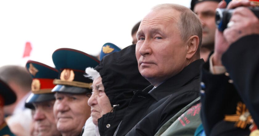 Władimir Putin podczas Parady Zwycięstwa w Moskwie Fot. kremlin.ru