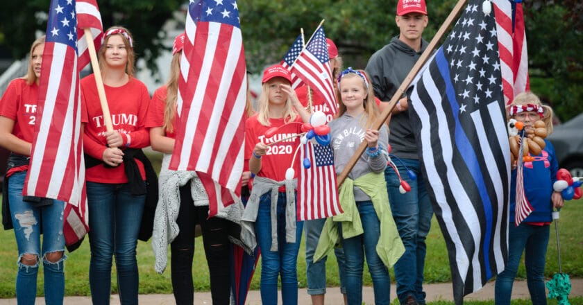 Młodzi republikanie na Marszu Patriotów w Minnesocie. Fot. Fibonacci Blue/Flickr.com