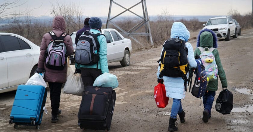 Uchodźczynie z Ukrainy na granicy mołdawskiej. Fot. UN Women/flickr.com