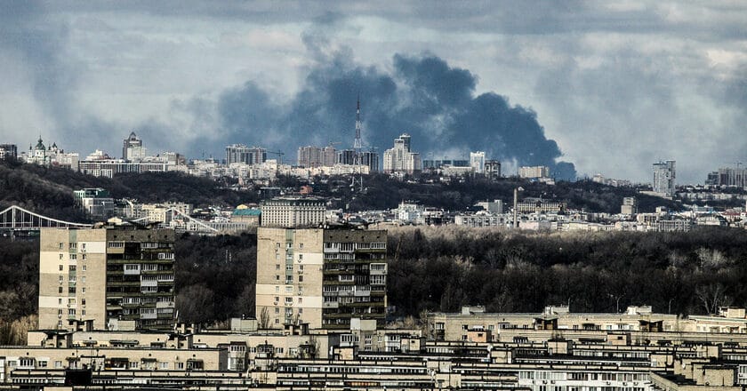 Kijów po rosyjskim ataku rakietowym. Fot. Ukrinform/Depositphotos