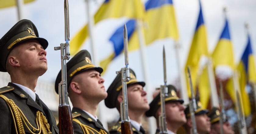 Obchody Dnia Obrońców Ukrainy w Kijowie. Fot. President Of Ukraine/Flikr.com