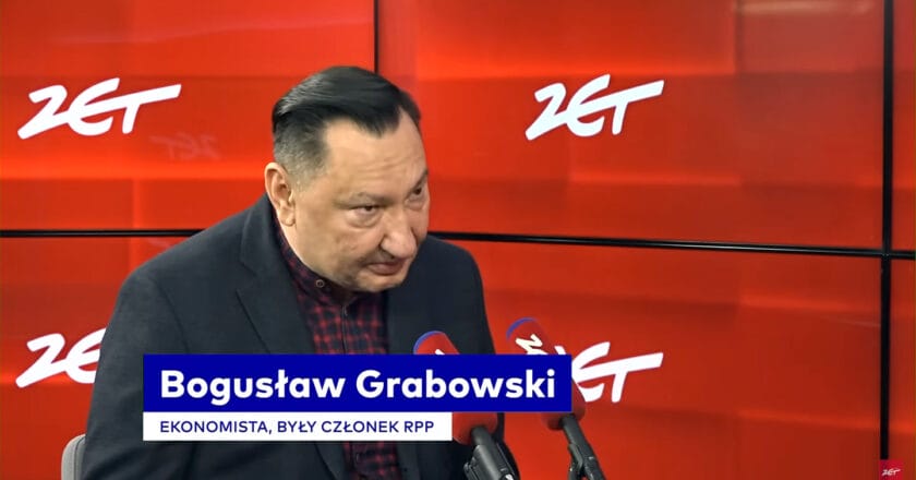 Bogusław Grabowski, ekonomista i były członek RPP. Fot. Radio ZET/YouTube.com