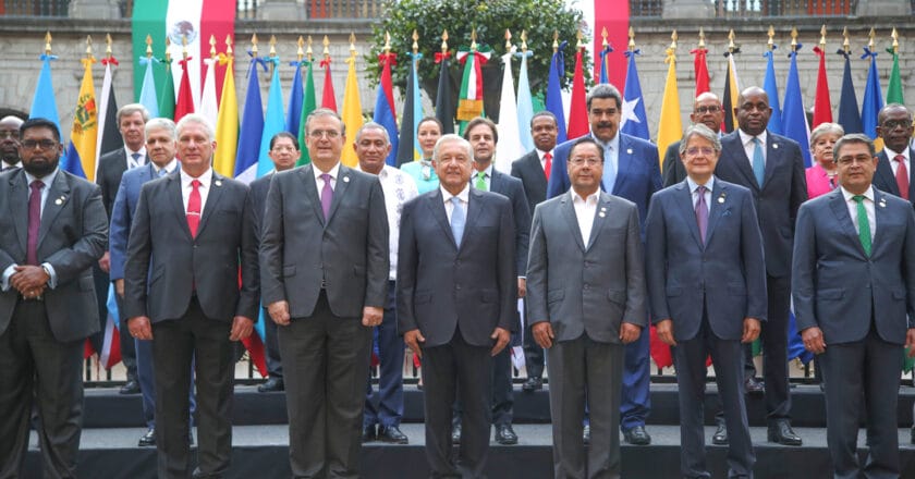 Zdjęcie pamiątkowe za zjazdu przywódców państw Ameryki Łacińskiej w 2021 roku. Fot. CELAC