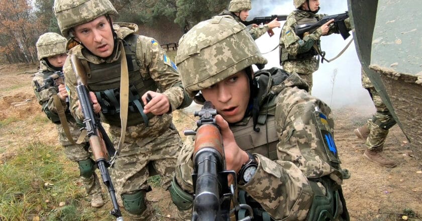 Ćwiczenia ukraińskich żołnierzy. Fot. Ministry of Defense of Ukraine