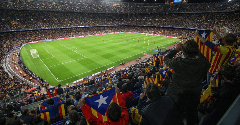 Stadion Camp Nou w Barcelonie. Fot. Joan Carles Orengo/Flickr.com