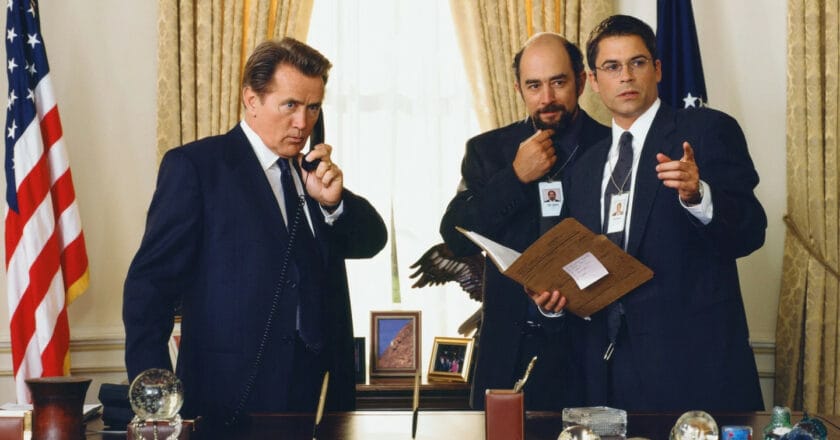 Kadr z serialu „West Wing”