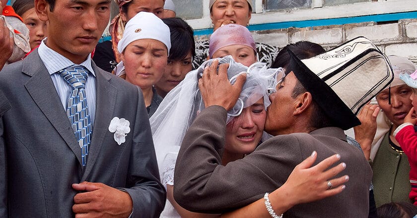 Ślub w Kirgistanie. Fot. Evgeni Zotov/Flickr.com
