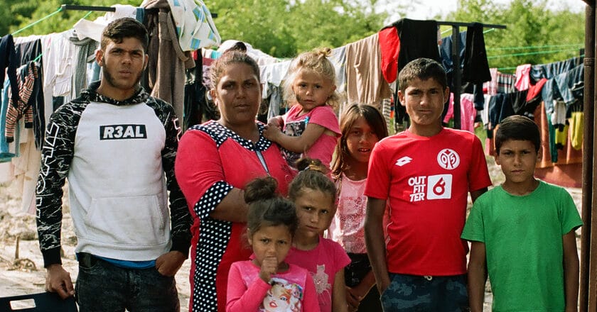 Ośrodek dla romskich uchodźców w Kidałowicach. Fot. Adam Durjasz